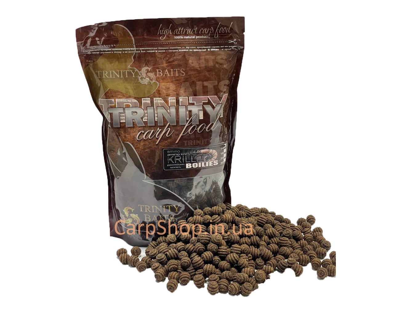 Бойли варені Trinity Baits Snail 1 кг KRILL