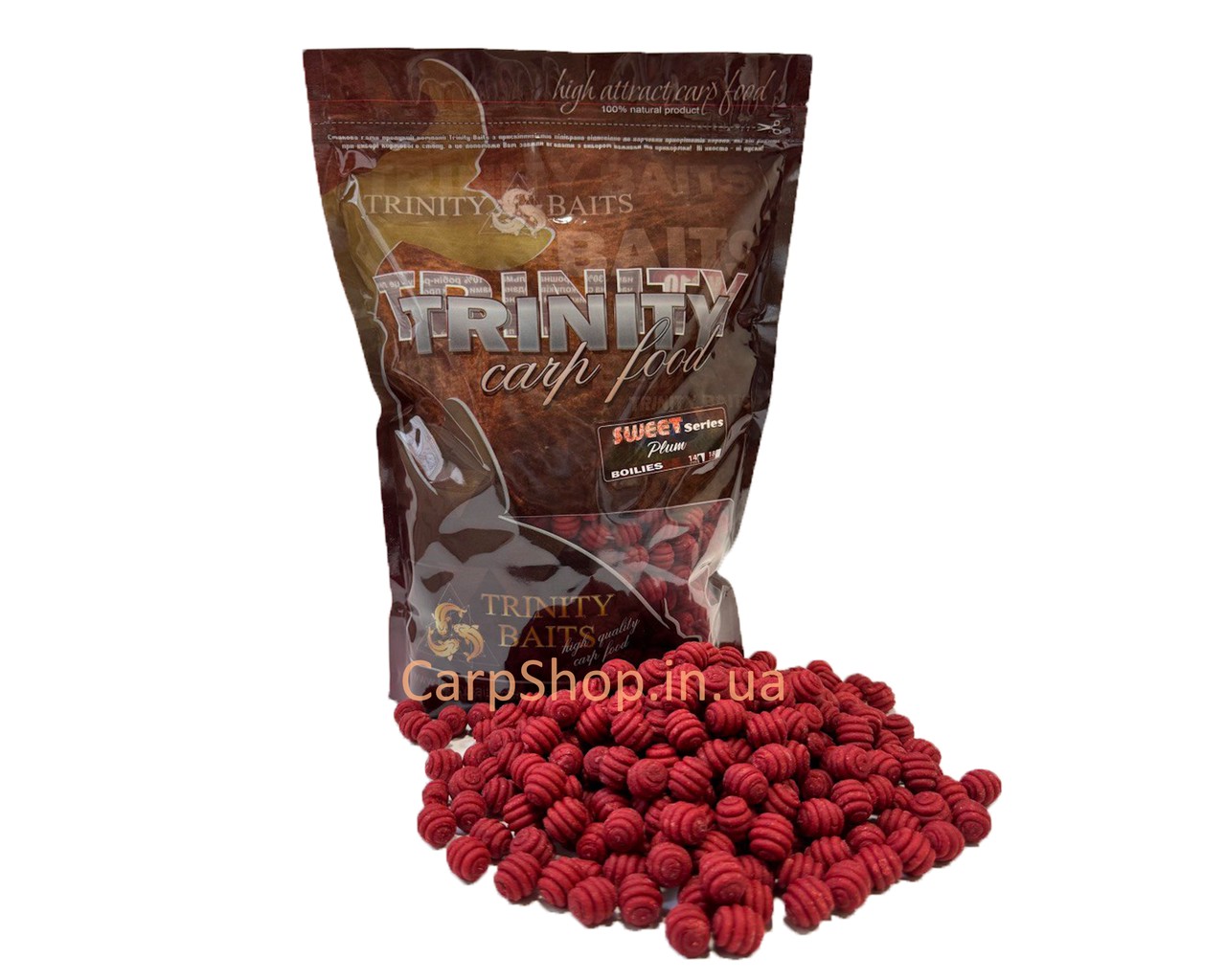 Бойли варені Trinity Baits Sweet Line SNAIL 10*14 мм PLUM