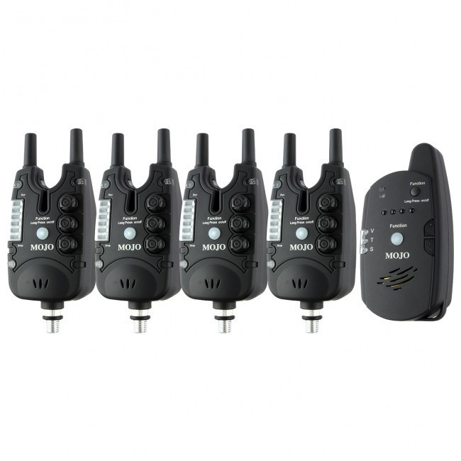 Набір сигналізаторів Carp Academy Mojo XTI electric bite indicator set 4+1