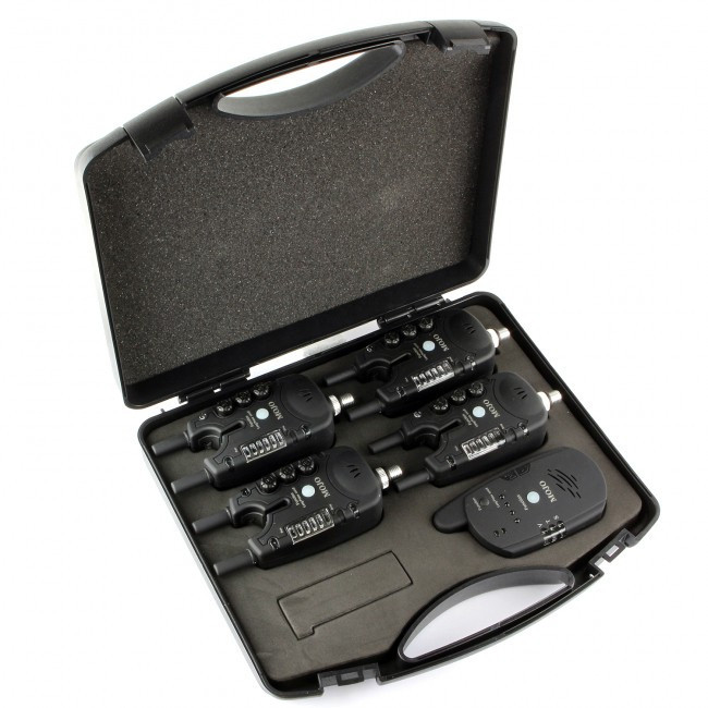 Набір сигналізаторів Carp Academy Mojo XTI electric bite indicator set 4+1