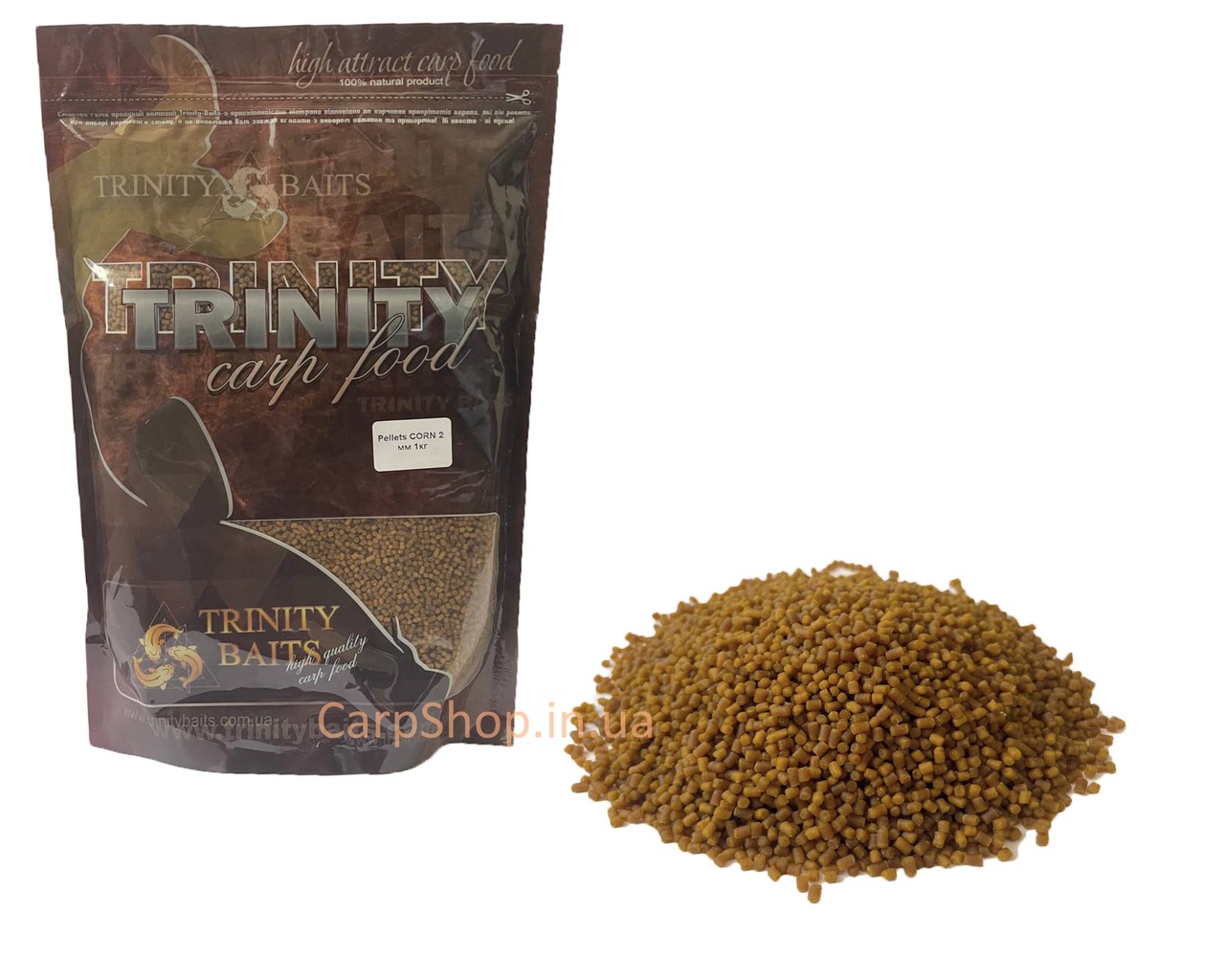 Пелети Sweet line Trinity Baits 2 мм 1 кг Corn