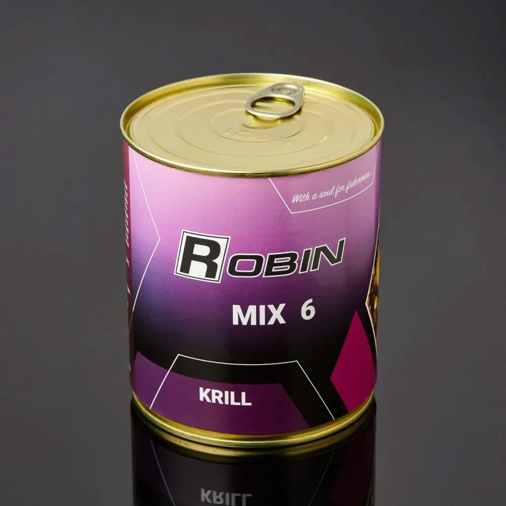 Цільнозерновий Мікс ROBIN 6-х зерен Криль 900 мл.