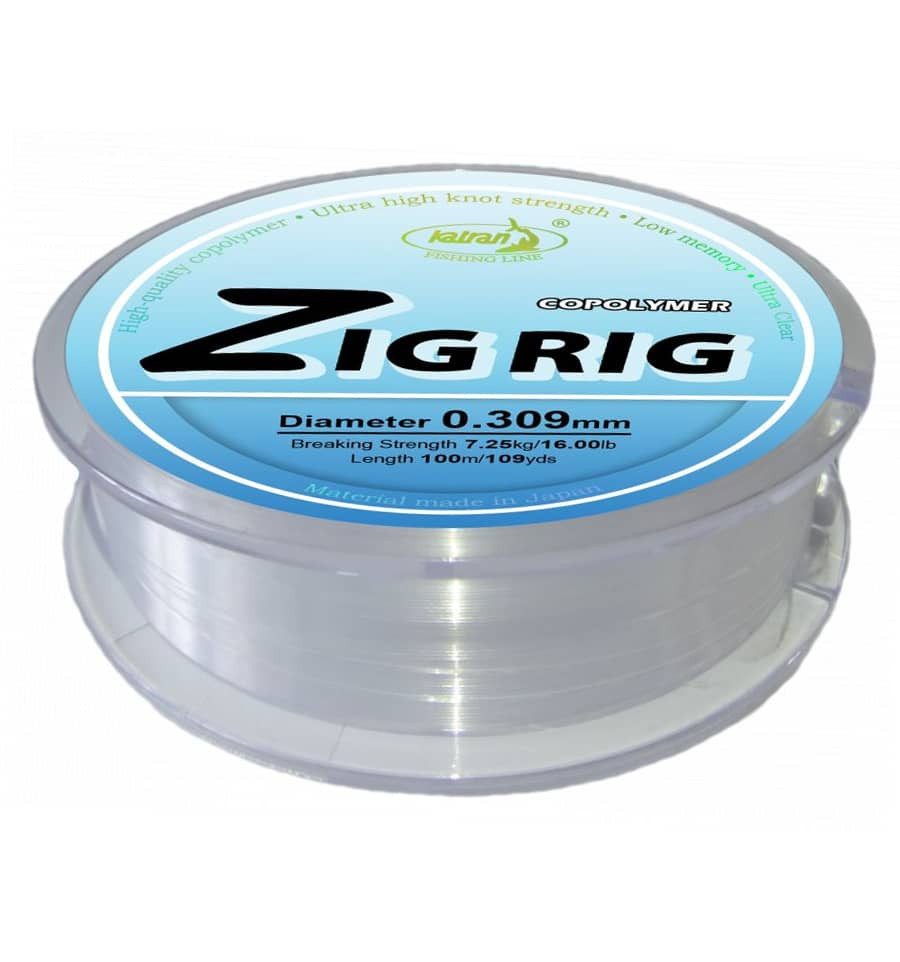 Волосінь для Зіг-Ріг Katran Zig Rig, 100 м 5.65 kg 0,255 mm