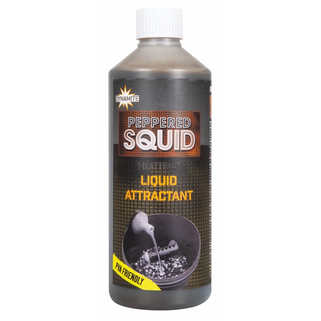 Ліквід Dynamite Baits - Big Fish Peppered Squid Liquid Attractant 500ml