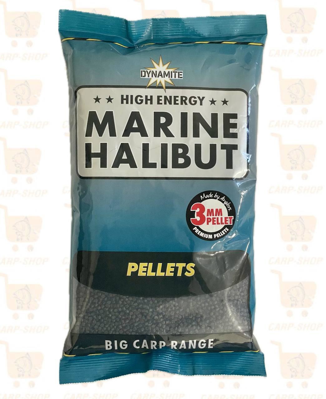 Пеллетс Dynamite Baits Marine Halibut 3mm 900g