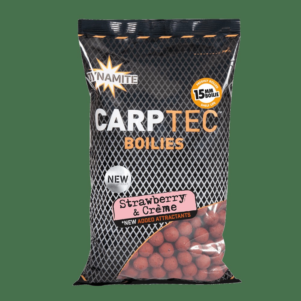 Бойли Dynamite Baits Carptec Strawberry & Crème 20mm 1.8kg