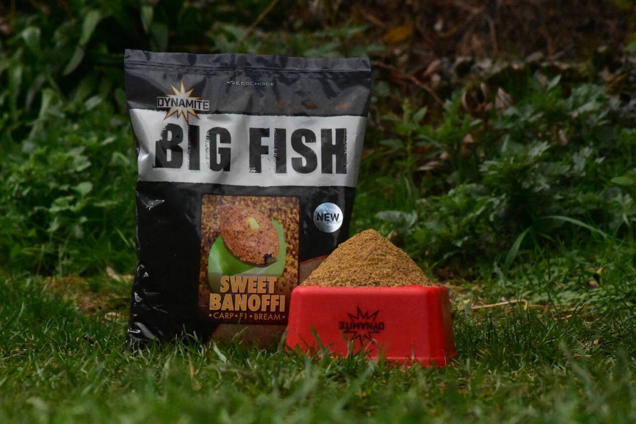 Прикормка Big Fish Dynamite Baits Sweet Banoffi Method Mix 1.8 кг