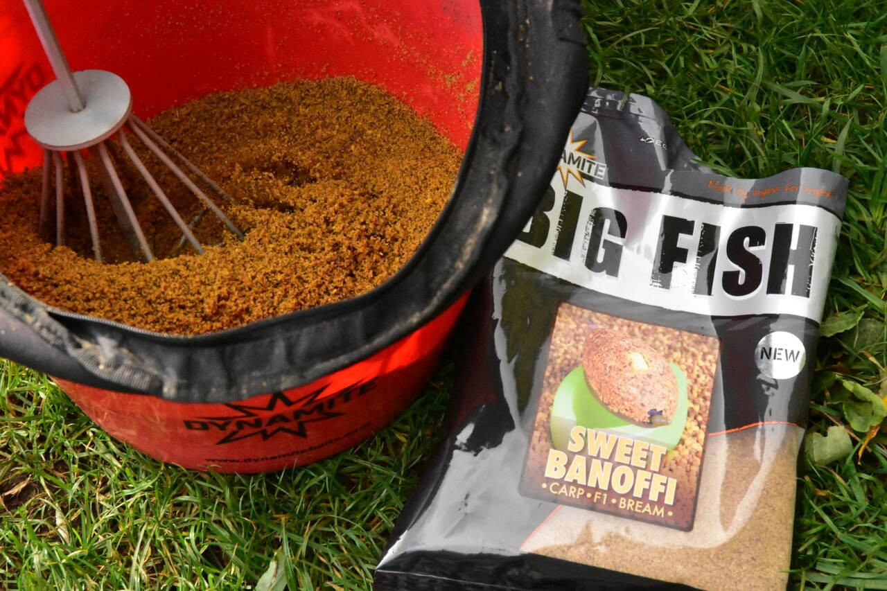 Прикормка Big Fish Dynamite Baits Sweet Banoffi Method Mix 1.8 кг