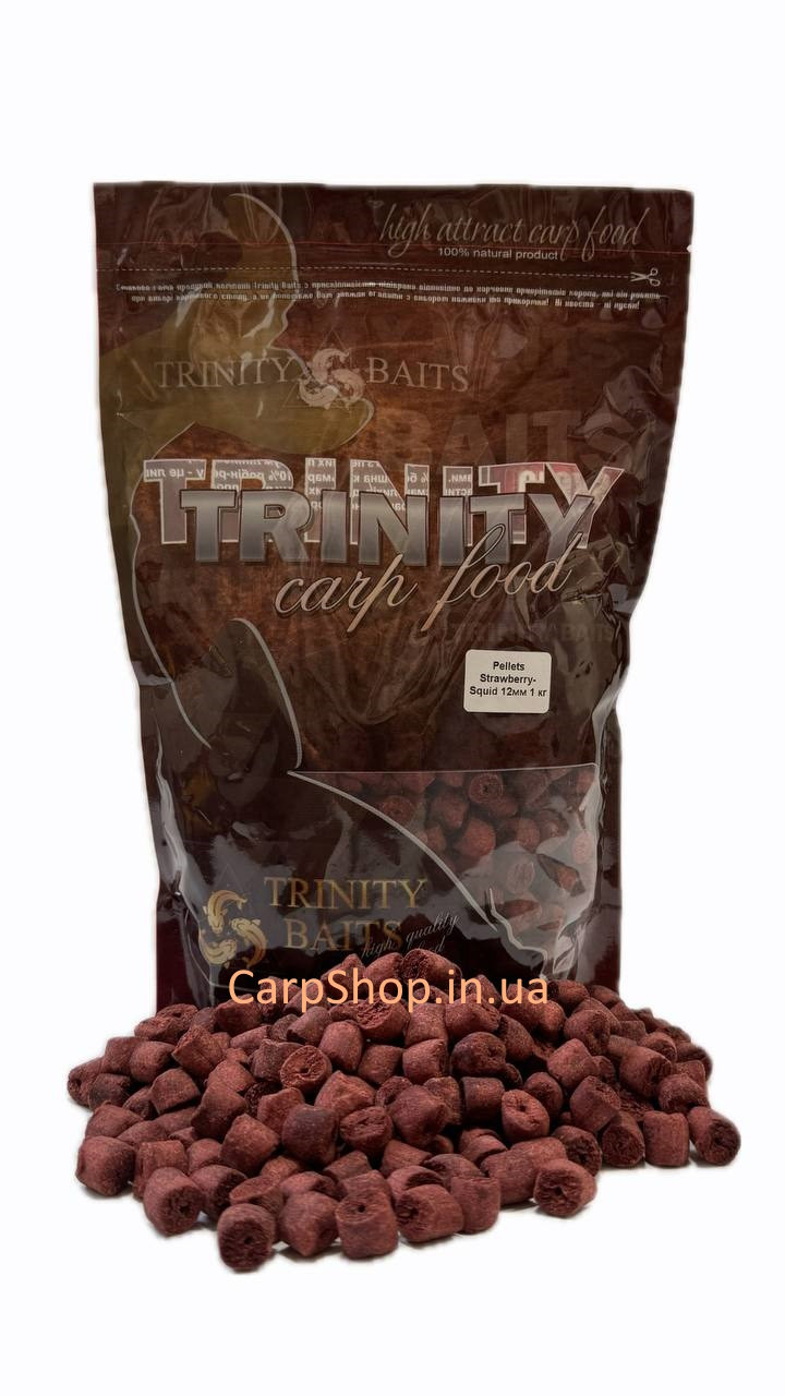 Пелетс Trinity Baits Anino Line 12мм 1кг Strawberry Squid
