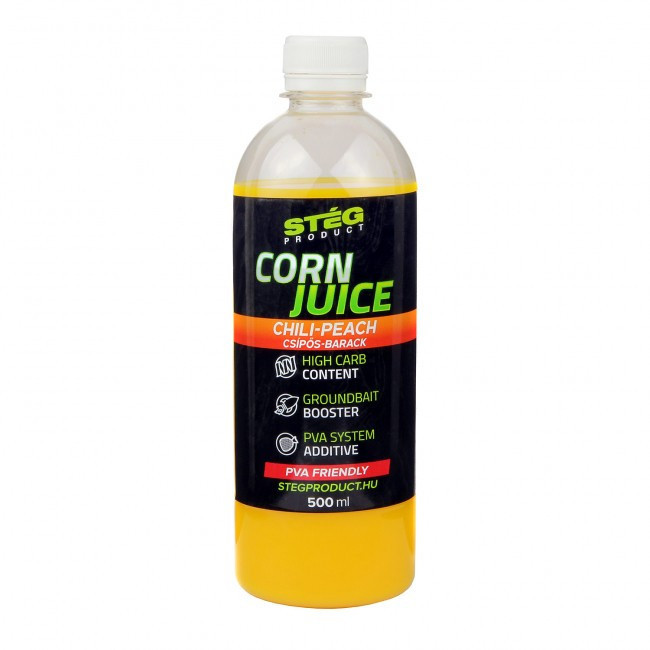 Бустер ліквід Steg Product Chili peach corn juice (персик чілі) 500 мл