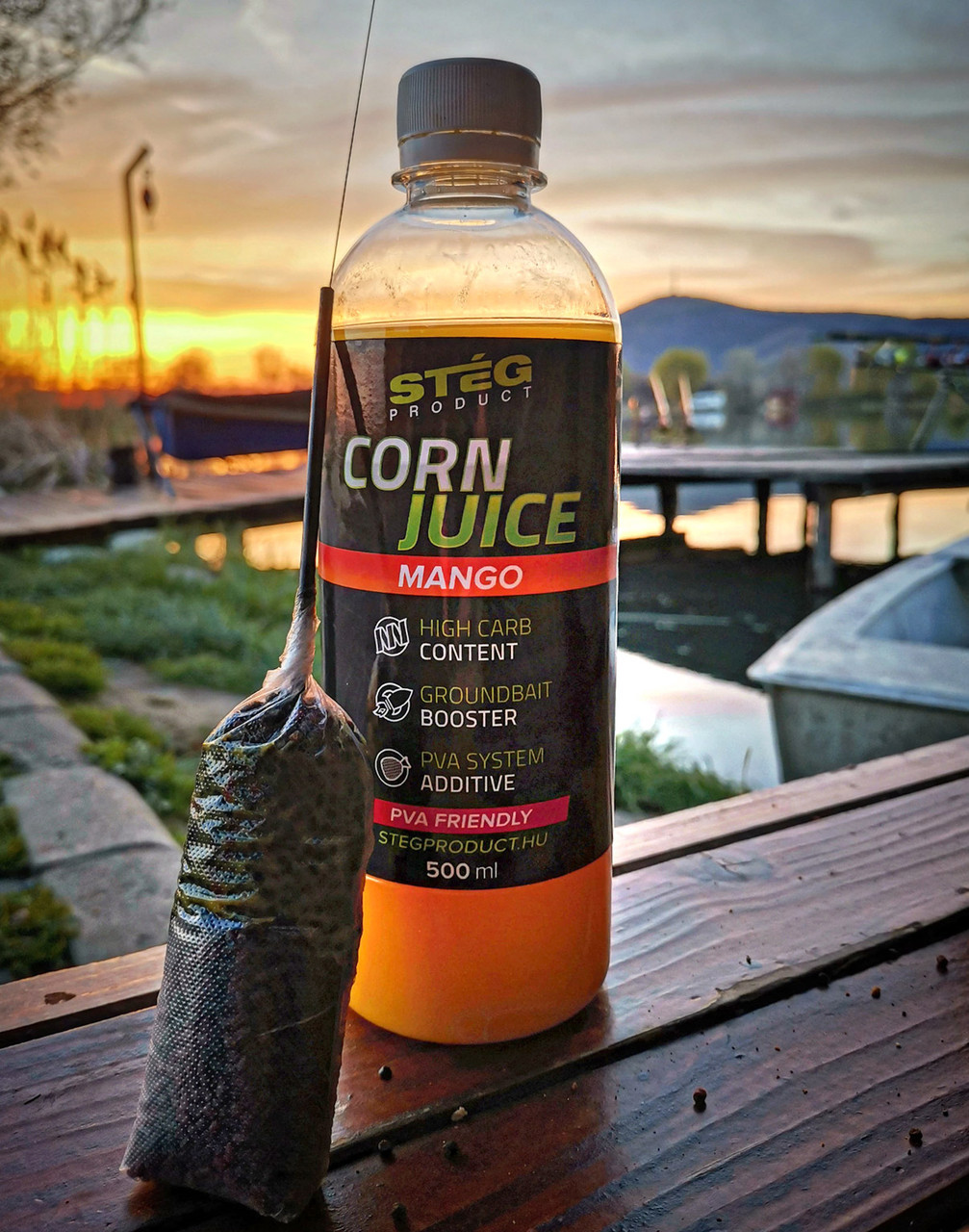 Бустер ліквід Steg Product Chili peach corn juice (персик чілі) 500 мл