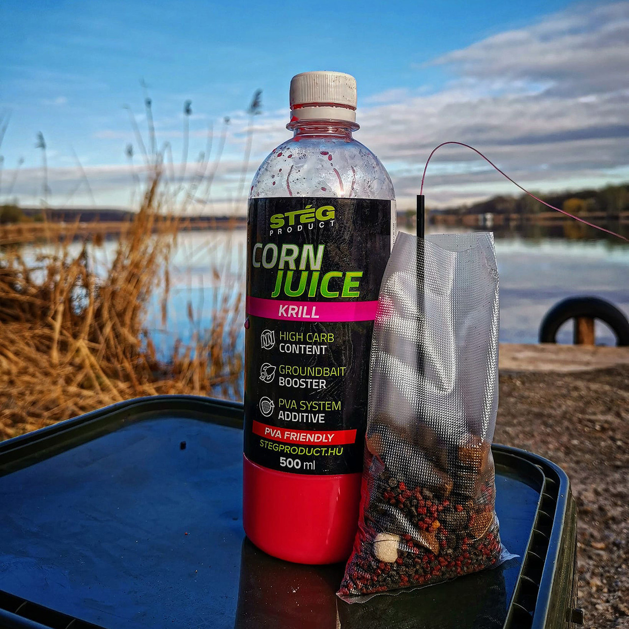 Бустер ліквід Steg Product Chili peach corn juice (персик чілі) 500 мл