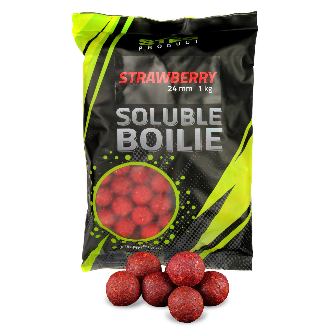 Бойли розчинні для закорму Steg Product Strawberries 24 мм 1 кг