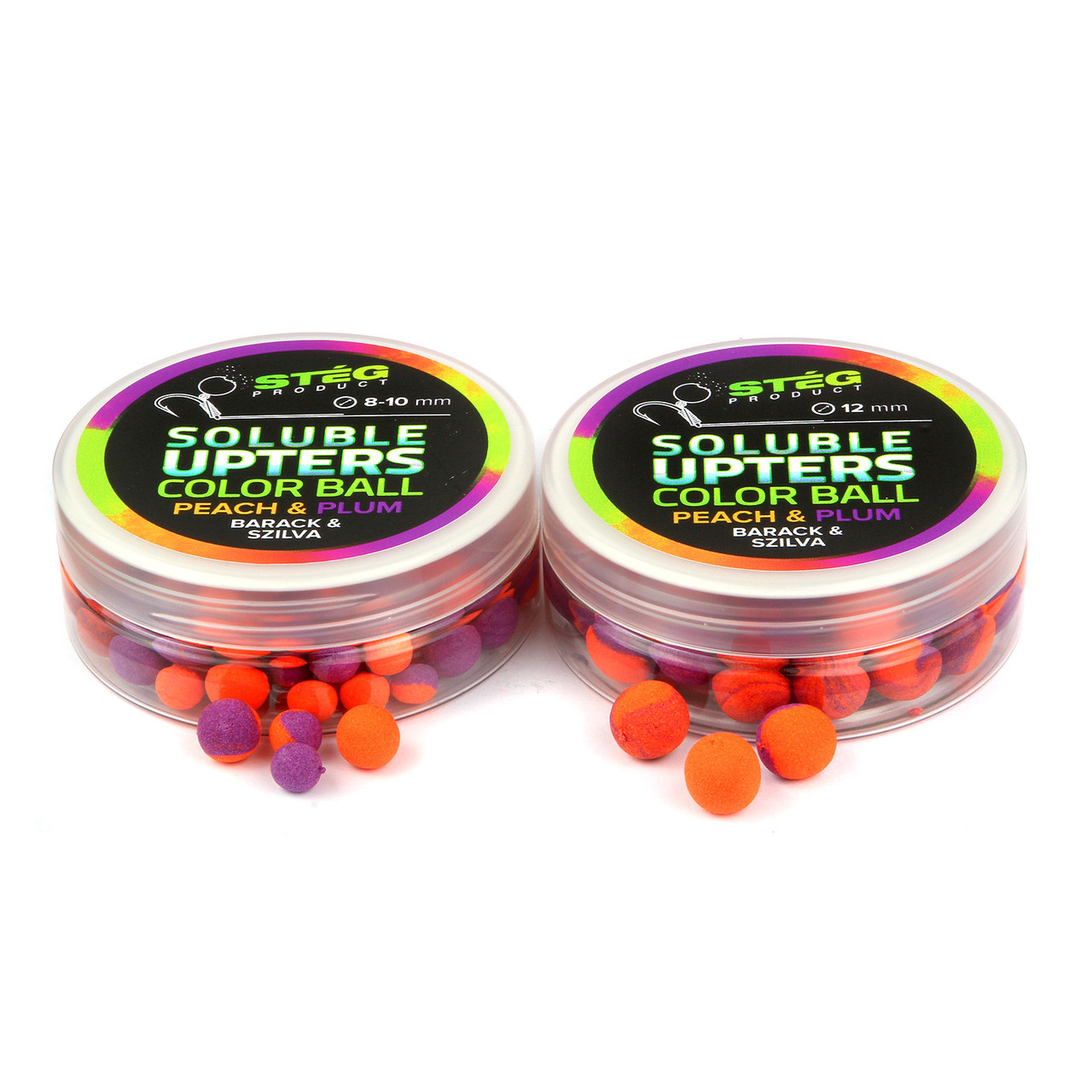 Розчинний вафтерс Steg Product soluble Wafters Smoke Ball 8-10 мм Peach Plum