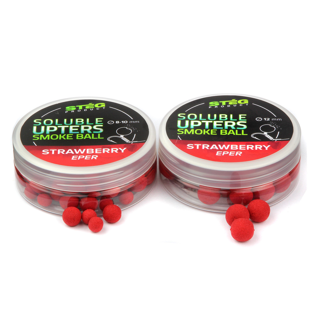Розчинний вафтерс Steg Product soluble Wafters Smoke Ball 12 мм Strawberry
