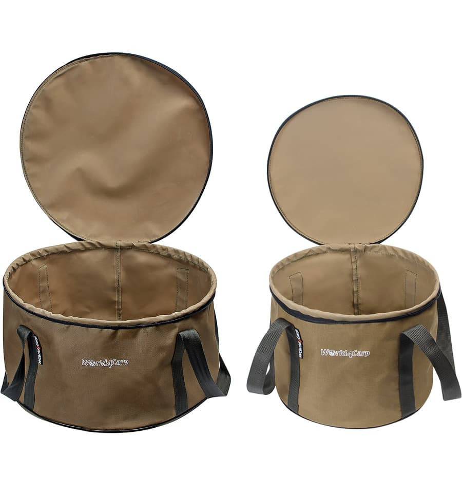 М'яке відро для підгодовування з кришкою World4Carp Soft Bucket 14 л