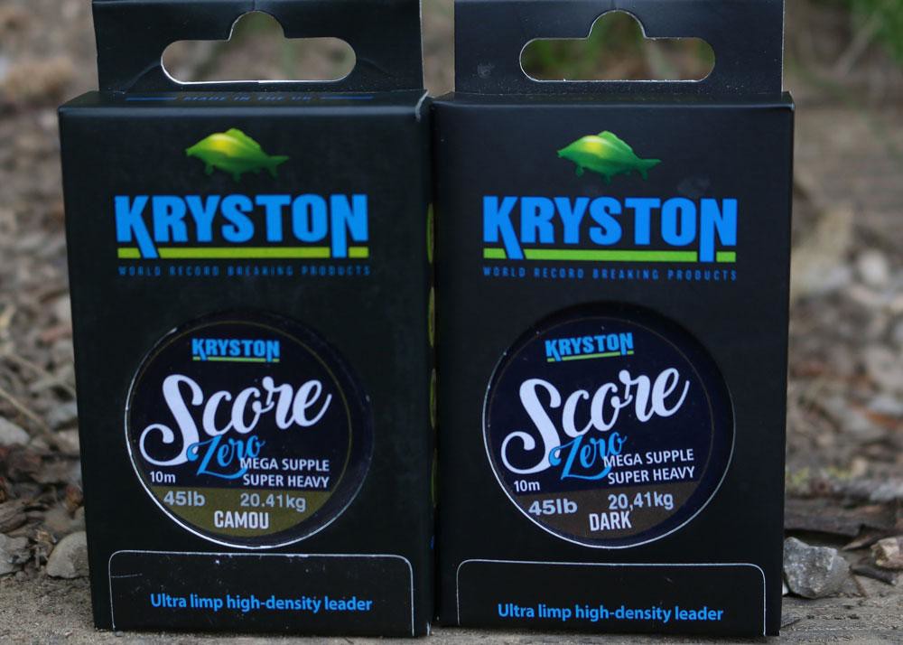 Ледкор безсвинцевий KRYSTON Score ZERO Leadfree Leader 45lb 10 м Dark