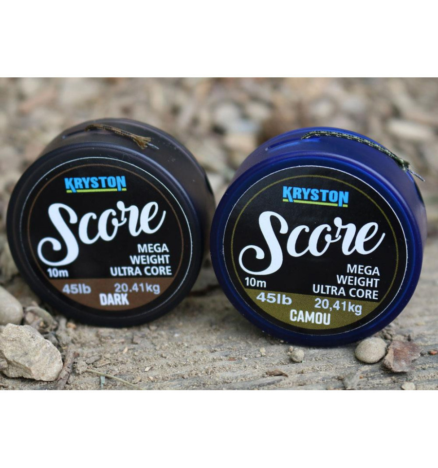 Ледкор Kryston Score Heavyweight Leadcore 45 lb 10 м camou