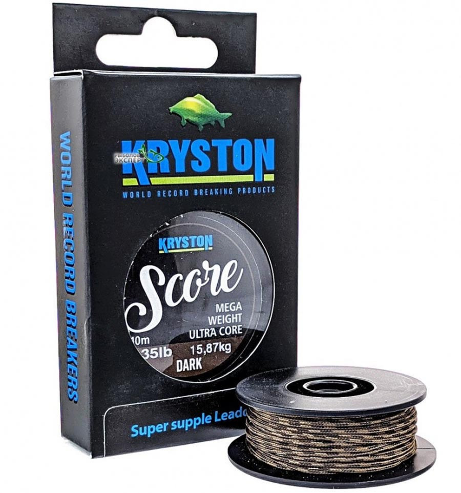 Ледкор Kryston Score Heavyweight Leadcore 45 lb 10 м camou