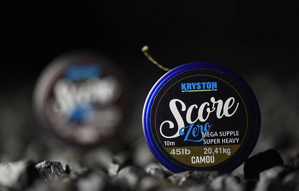 Ледкор безсвинцевий KRYSTON Score ZERO Leadfree Leader 45lb 10 м Camou