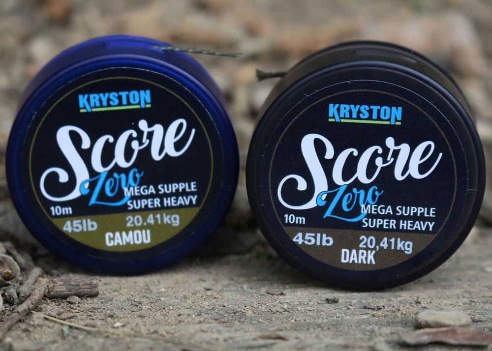 Ледкор безсвинцевий KRYSTON Score ZERO Leadfree Leader 45lb 10 м Camou