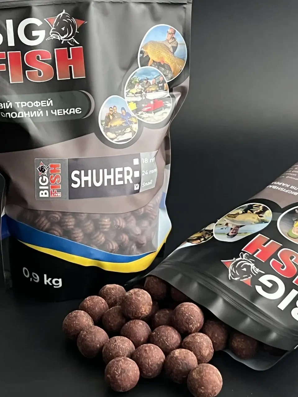 Бойли варені Big Fish SHUHER Squid Scopex 1кг