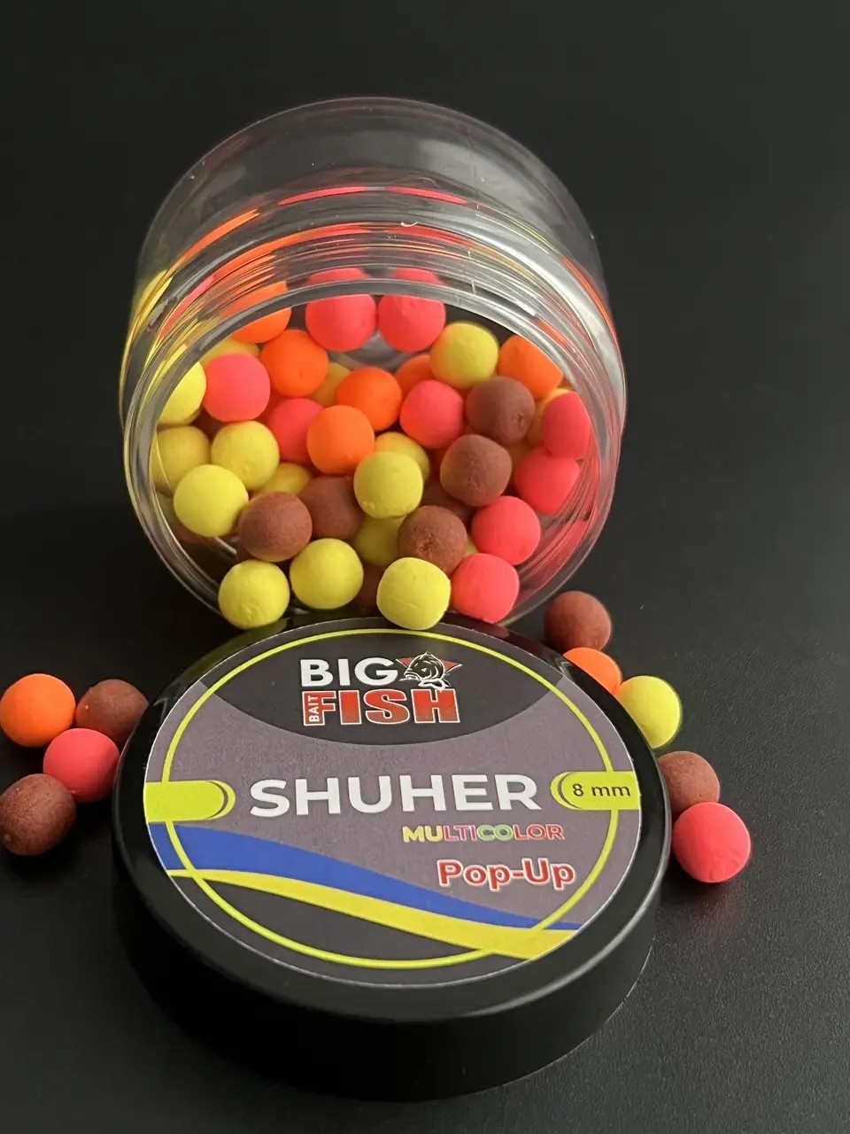 Бойли Pop-Up Мультиколор Big Fish Shuher Squid Scopex 10 mm