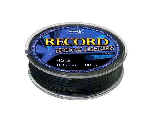 Шок-лідер для риболовлі Katran Record Shock Leader Braided 45Lb 80m