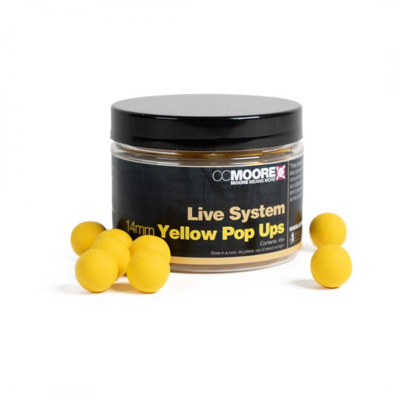 Поп ап CC Moore Live System pop-up yellow 14 мм