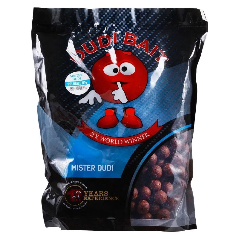 Бойли розчинні Dudi Bait Mister Dudi Solubile 1kg 24mm