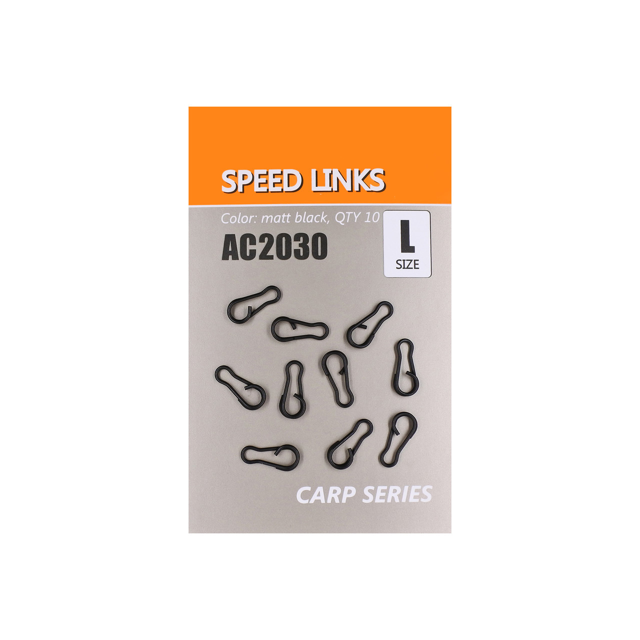 Застібка Speed ​​links orange AC2030 10 шт