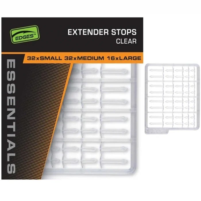 Стопор для насадки Fox Edges Extender Stops Clear 80pcs