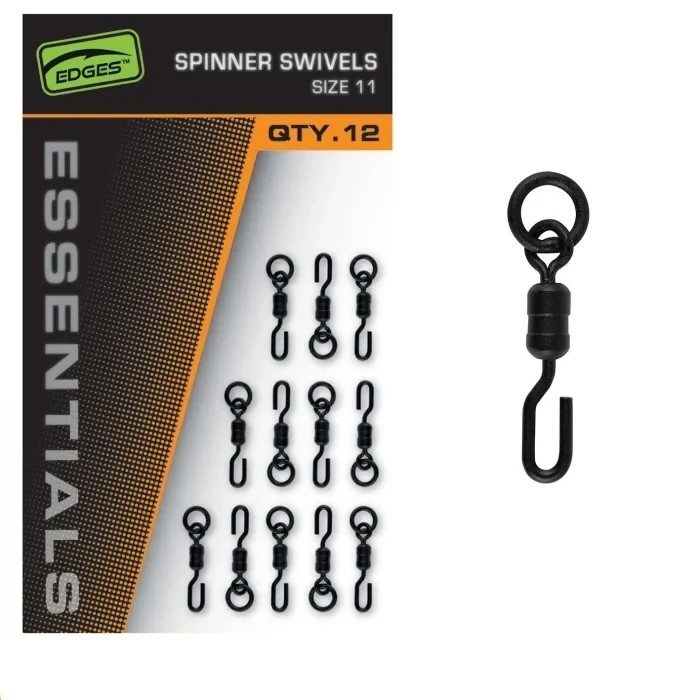 Швидкознімний вертлюг для гачка Fox Edges Spinner Swivel Size 11