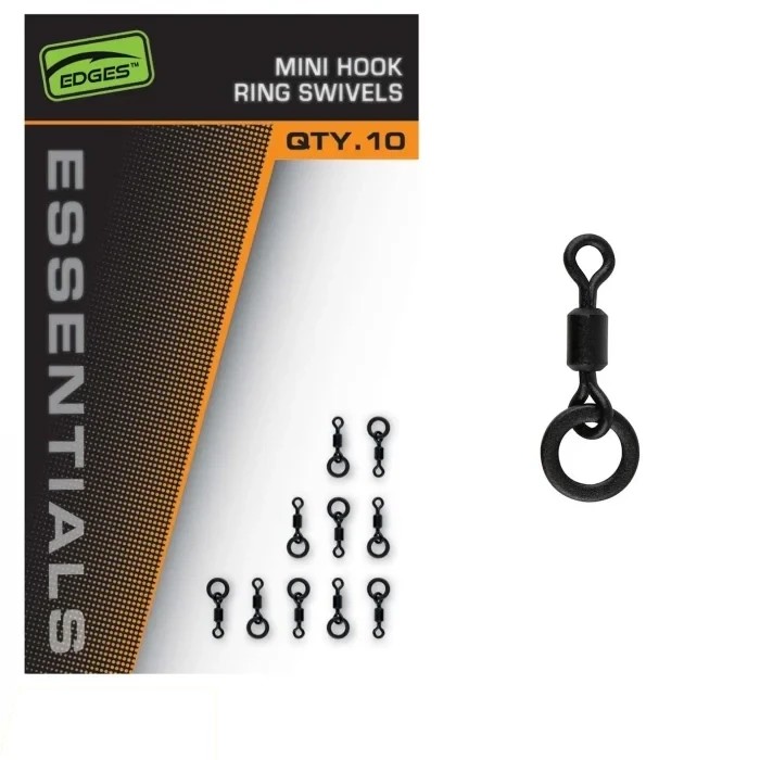 Вертлюг мікро з кільцем Fox Edges Mini Hook Ring Swivels