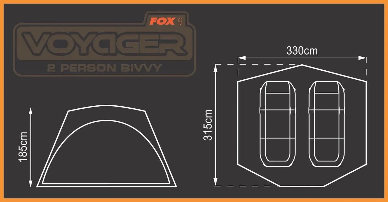 Намет Fox Voyager 2 Person Bivvy New 2024