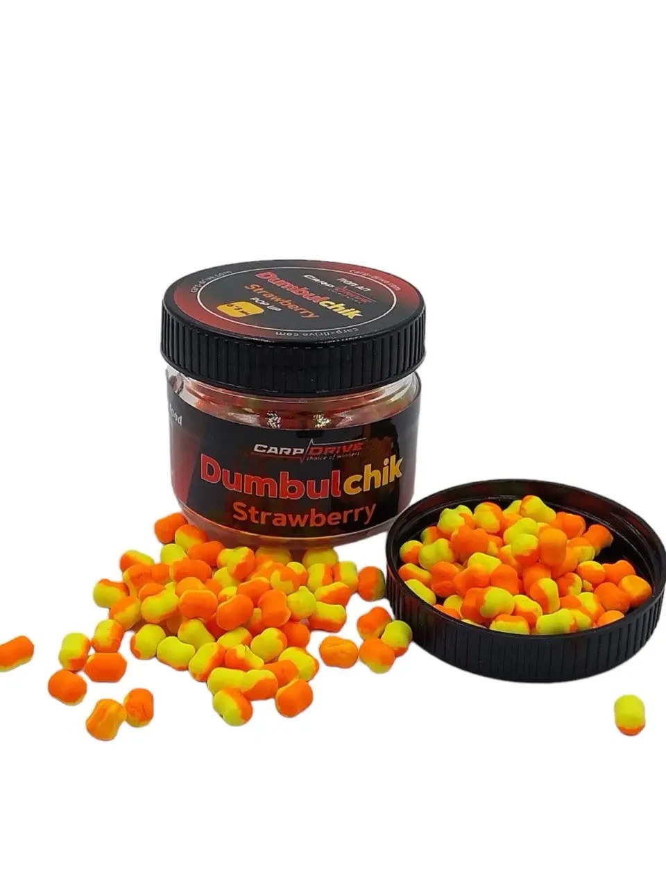 Бойл поп-ап плаваючий для риболовлі Carp Drive Dumbulchik 6*8 Полуниця (Strawberry)