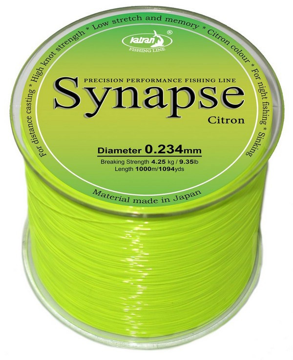 Волосінь Katran SYNAPSE Neon 1000 m 0.286mm 6.15kg 13.55Lb