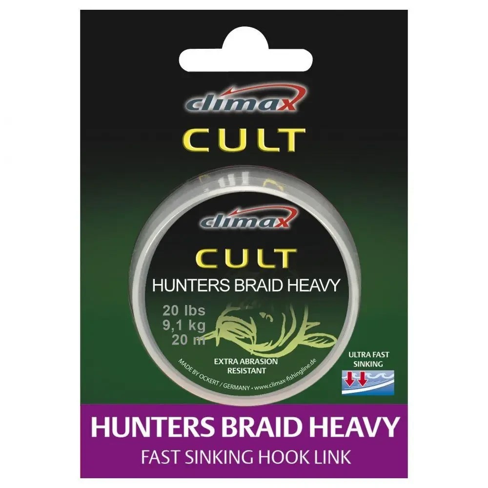 Повідковий матеріал Climax CULT Heavy Hunters Braid silt 30lbs 20m