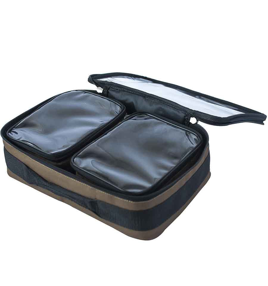 Набір сумок для аксесуарів з прозорим верхом World4Carp Transporent Bag Set