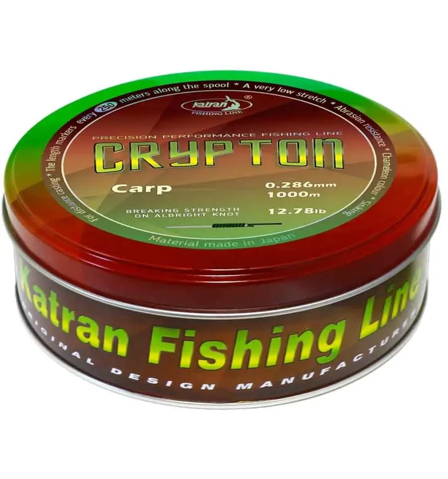 Волосінь Katran CRYPTON Carp 0.371 21.30Lb 10.00kg 1000m