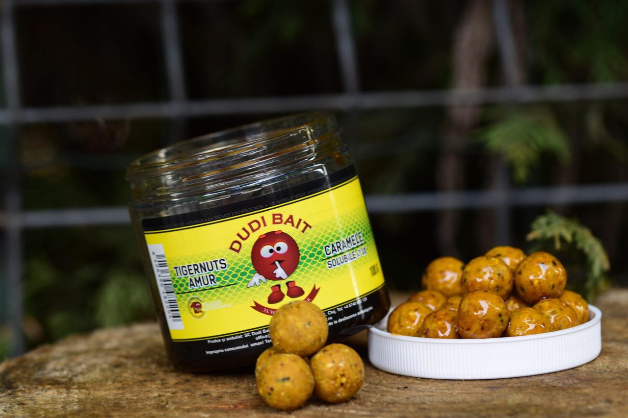 Бойли насадкові Dudi Bait Tigernuts Amur Caramele Soluble 16mm