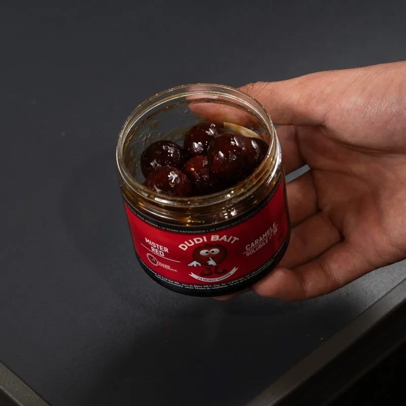Бойли розчинні Mister Dudi Super Hot Caramele Soluble 16mm