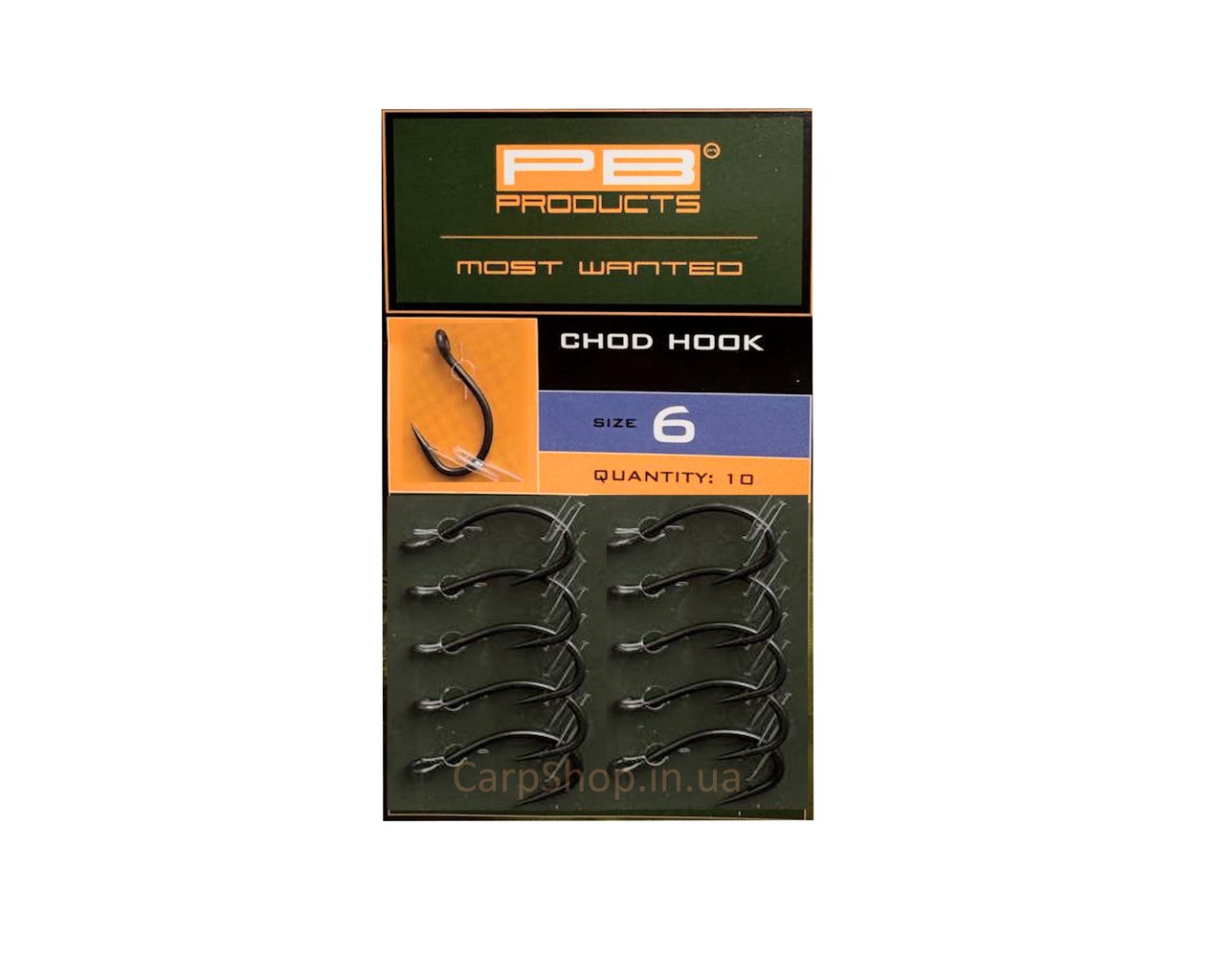 Гачки PB Products Chod Hook DBF №6 10шт