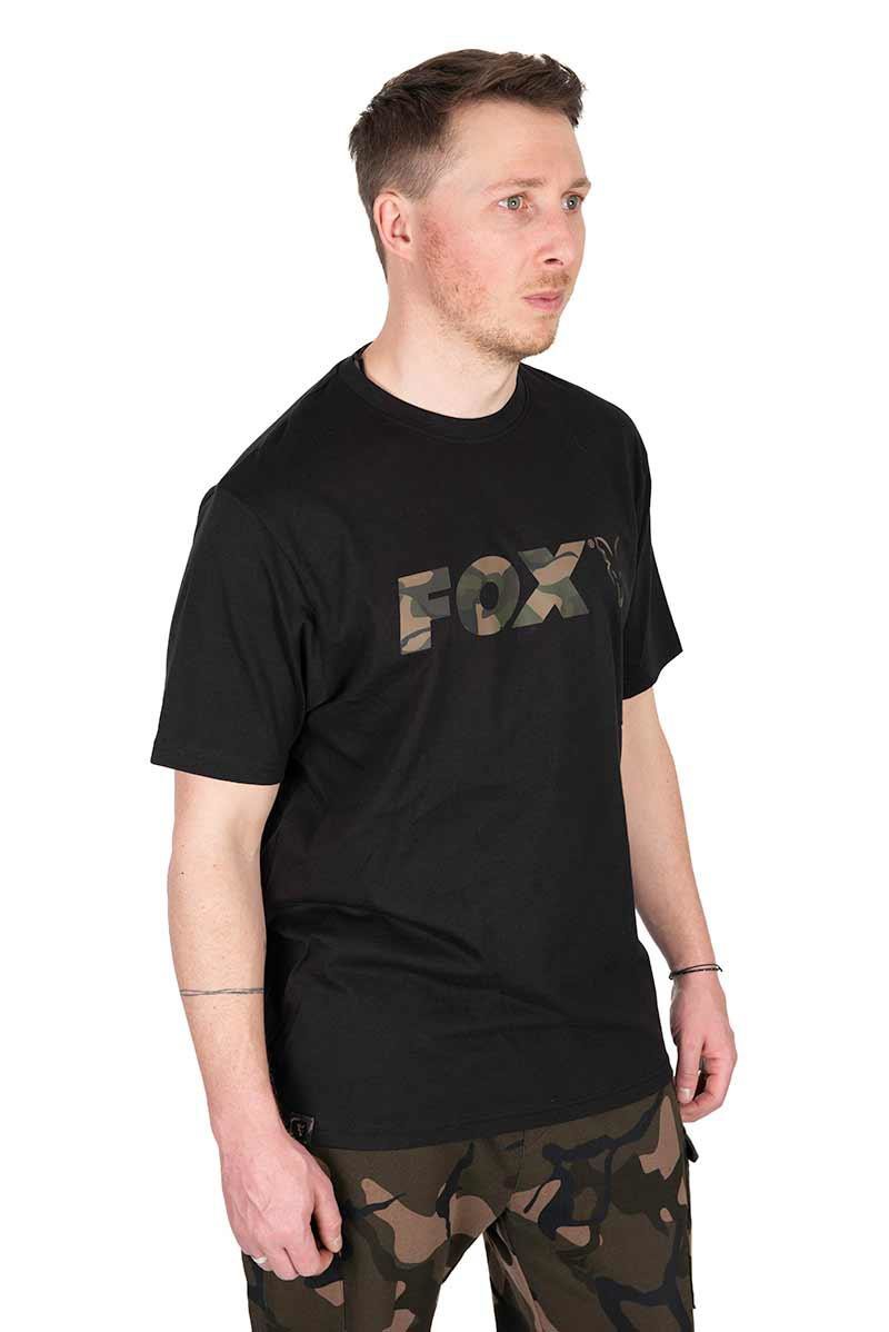 Футболка Fox Black/Camo Logo T – Shirt XXXL