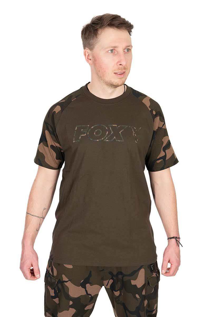 Футболка Fox Black / Camo Outline T – Shirt. XL