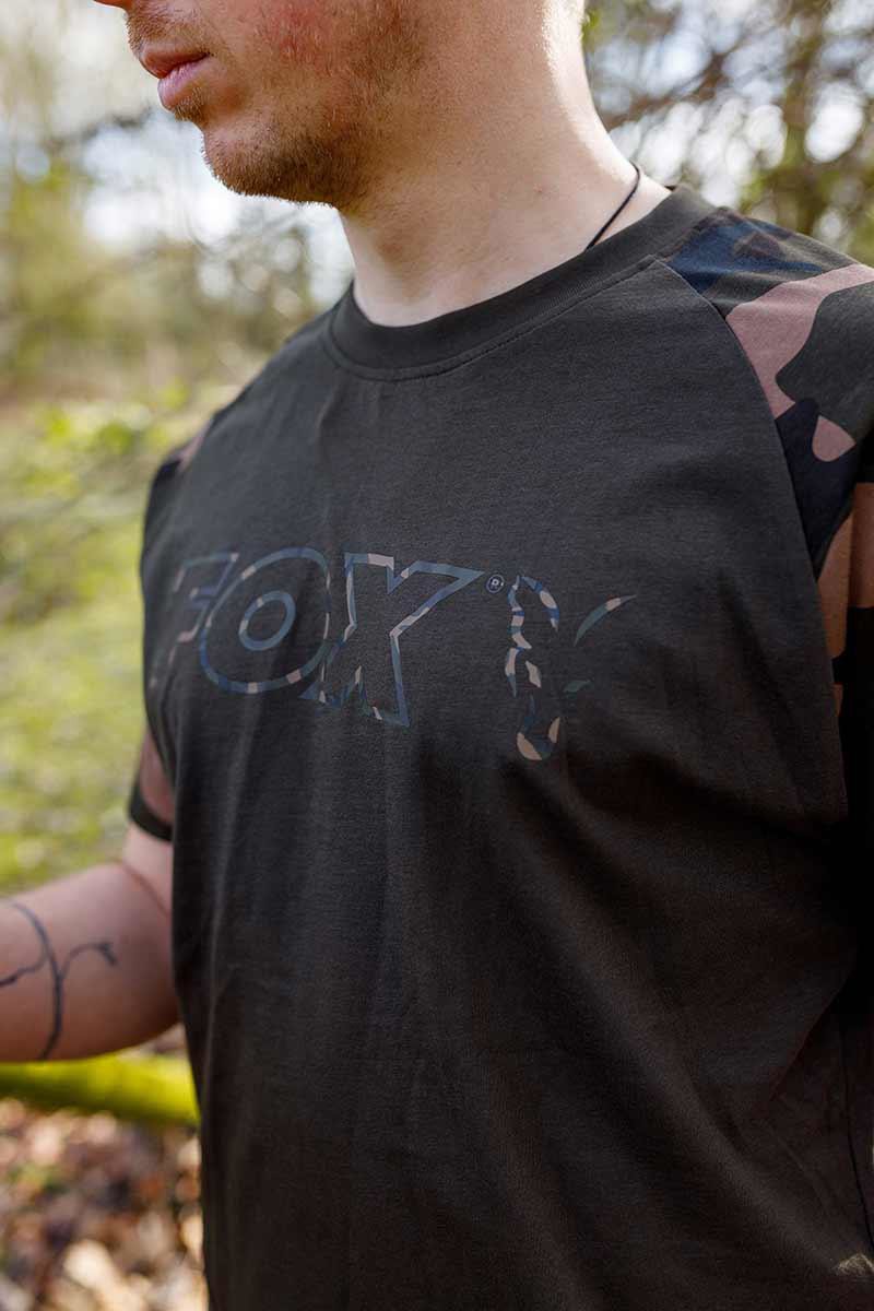 Футболка Fox Black / Camo Outline T – Shirt. XL