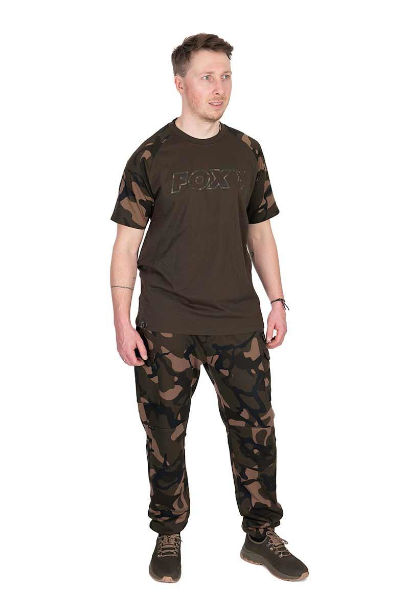 Футболка Fox Black / Camo Outline T – Shirt. XXXL