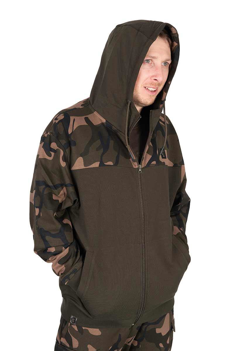 Толстовка Fox Lightweight Khaki/Camo Split Zip Hoody L