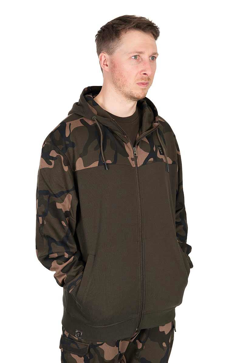 Толстовка Fox Lightweight Khaki/Camo Split Zip Hoody XL