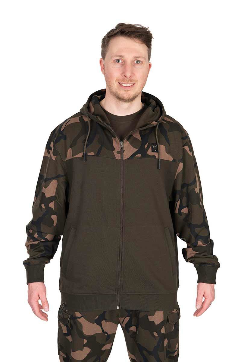 Толстовка Fox Lightweight Khaki/Camo Split Zip Hoody XXXL